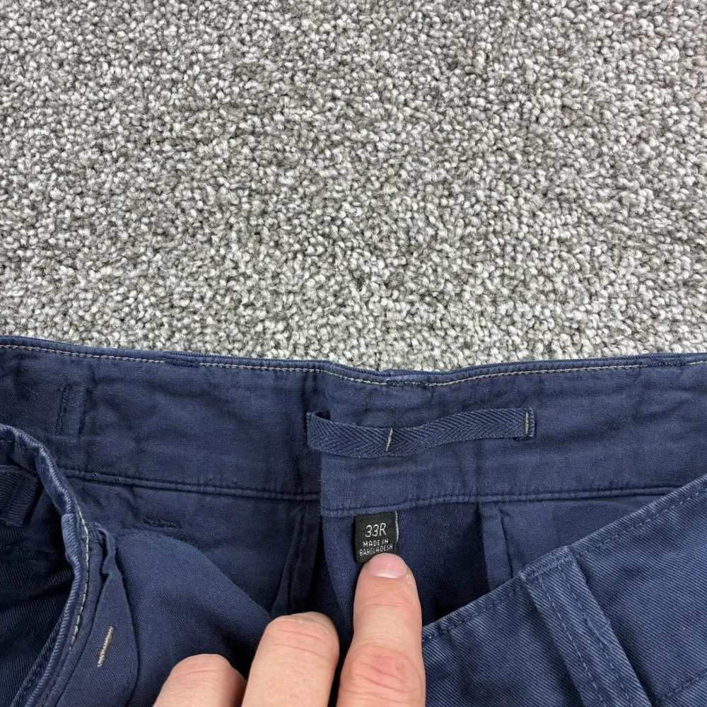 Banana Republic Military‎ Cargo Pants Mens 33R Blue Cotton Utility Gorpcore